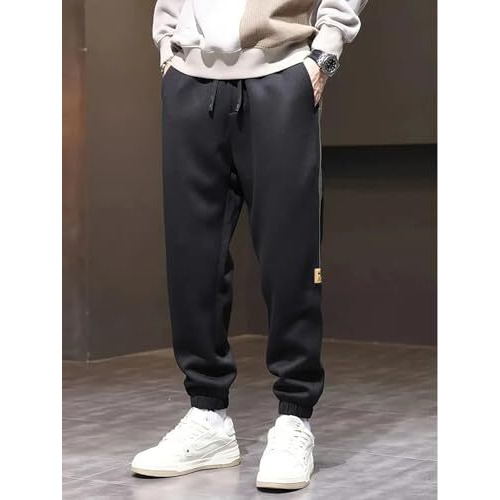 Lymio Track Pant For Men || Men Track Pant || Track Pant (Tp-36-38) (Xl, Black)