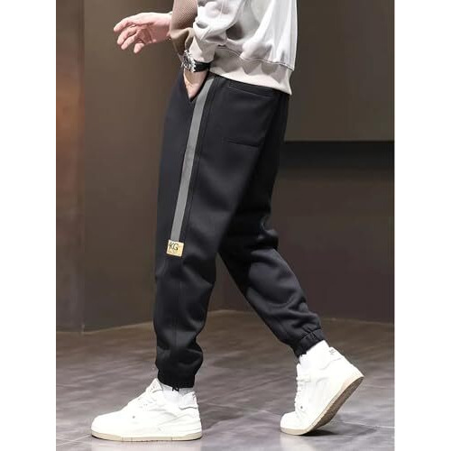 Lymio Track Pant For Men || Men Track Pant || Track Pant (Tp-36-38) (Xl, Black)