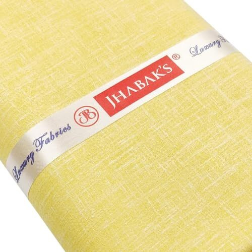 Jhabak's Premium Unstitched Shirt Fabric For Men - Cotton Linen Blend Material - 3 Meter Kurta Piece Cloth