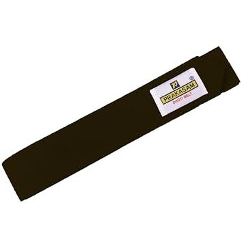Prakasam Cotton Men's Welcro Dhoti Black Color Belt (Large-1.60 Meter) (Pack Of 1)
