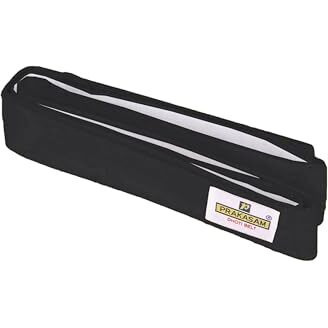 Prakasam Cotton Men's Welcro Dhoti Black Color Belt (Large-1.60 Meter) (Pack Of 1)