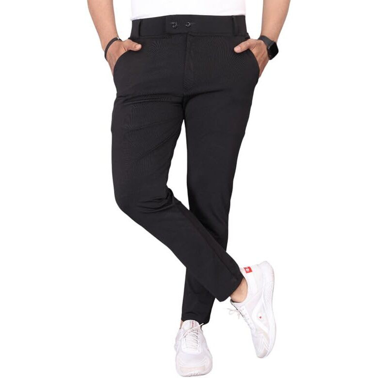 Miramichi Men's Regular Casual Pants (Vb_Trouser_Black_32