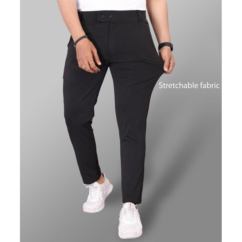 Miramichi Men's Regular Casual Pants (Vb_Trouser_Black_32