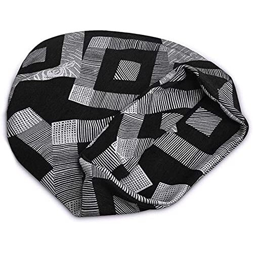 Youstylo - You Are Priority Men's Women's Slouchy Blended Cotton Summer Winter Beanie Skull Multicolor Cap (Black, Free Size)