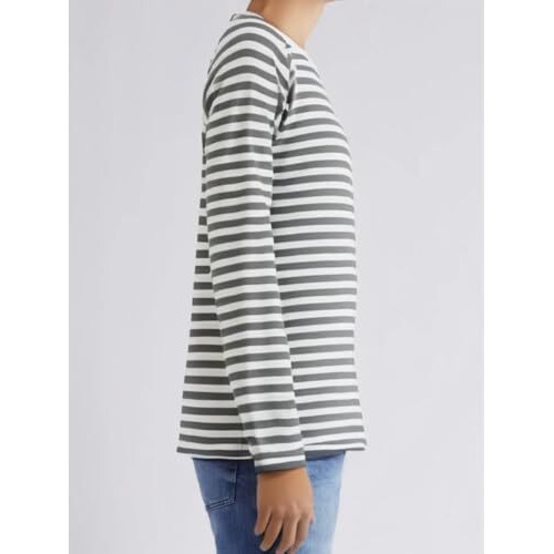 Vimal Jonney Men Striped T-Shirt || T-Shirt For Men || Full Sleeve T Shirt || T-Shirt-Vimal640648 Grey