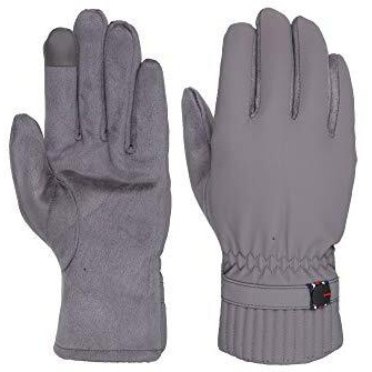 Fabseasons Unisex Fleece Winter Gloves (Grey)