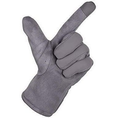 Fabseasons Unisex Fleece Winter Gloves (Grey)