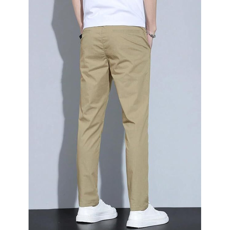 Vogaan Men's Cotton Regular Fit Trouser Pants | Casual Trouser For Men (Beige_34)