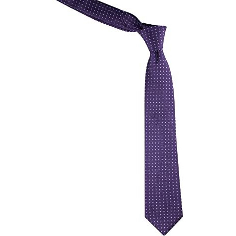 Kovove Purple Polka Dot Neck Tie For Men