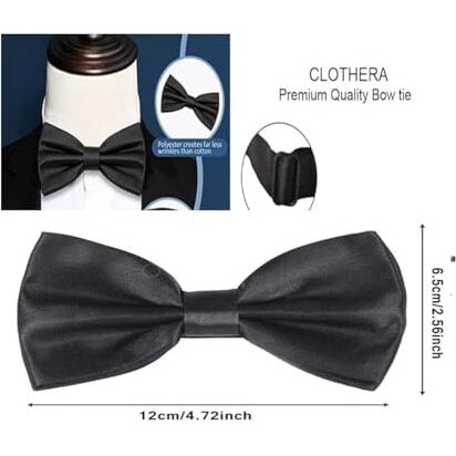 Clothera Suspender And Bow Tie Set With Flat Cap For Men (Black)