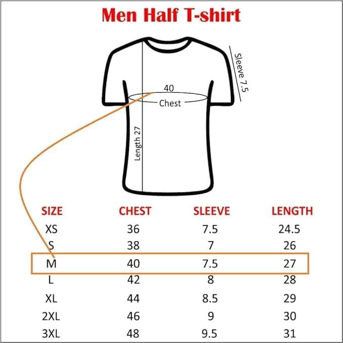 Indissh Men's Regular Fit Cotton Yoga Print T-Shirt (Navyblue, L)