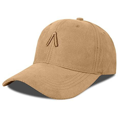 Aavjo Unisex Faux Suede Baseball Adjustable Cap For Men Women (Mustard Yellow)