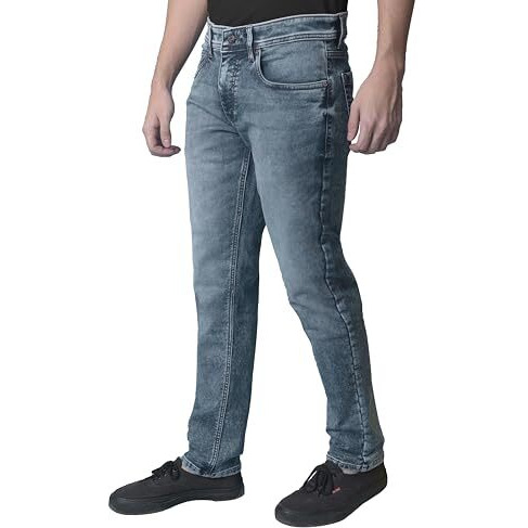 I'sol MenS Tapered Slim Fit Comfortable Mid Rise Stretchable Jeans
