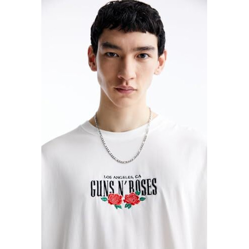 Greciilooks Men's Regular Fit T-Shirt (Gl-Mt-1170_White S)