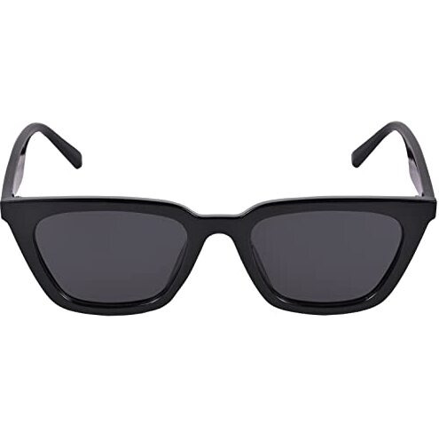 Nuvew Uv Protected Retro Wayfarer Sunglasses For Men & Women - (Black Lens | Black Frame | Medium Size | Nw-3517-32)