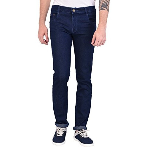 Studio Nexx Men's Regular Fit Stretch Jeans, Blue - Size 38