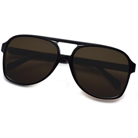 Peter Jones Black I Uv200 Protected I Large Sunglasses I For Men & Women (98061B)