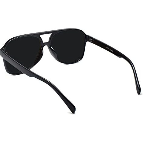 Peter Jones Black I Uv200 Protected I Large Sunglasses I For Men & Women (98061B)