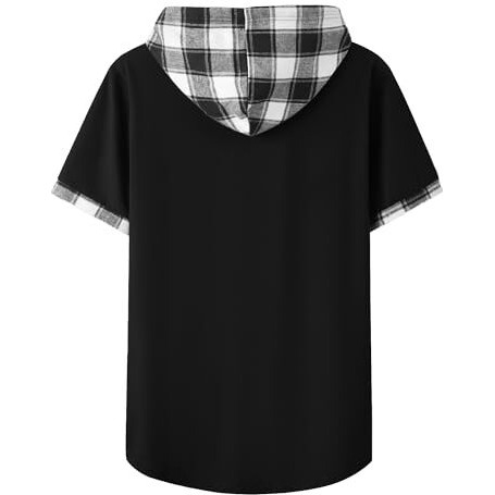Jump Cuts||Mens Printed Tshirt||Hooded Neck||Hoodie For Men||Oversized Tshirt For Men Black