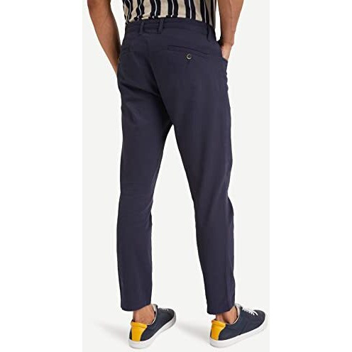 Amazon Brand - Symbol Men's Slim Casual Trousers (Aw-Sy-Mct-1173_Navy_34)