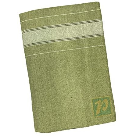 Prakasam Cotton Mens Single (1.28 X 2.00 Mtrs) Colour Thalapathi Border Dhoti/Fine Quality Single Dhoti (Mild Green)