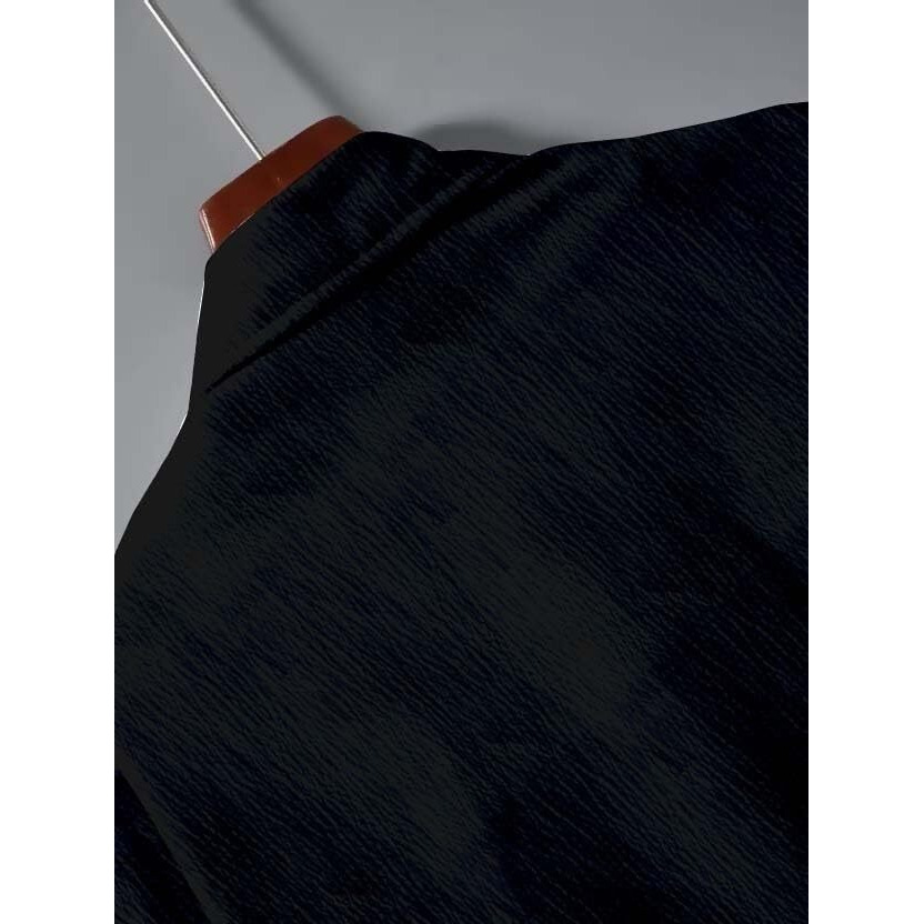 Miramichi Men's Stylish Shirt And Shorts Combo | Regular Fit | Self Design Pattern | Premium Cotton Viscose Blend Fabric | Perfect For Casual. (M, Black)