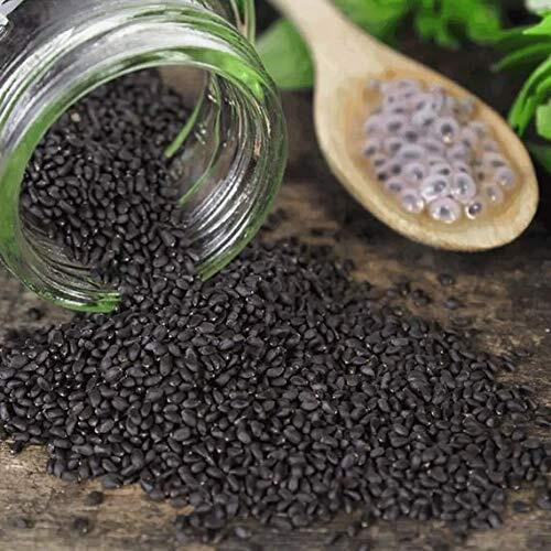 Vedyaz Organics Basil Seeds/Sabja/Tukmaria Seed For Weight Loss (1Kg)
