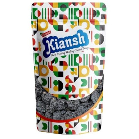 Kiansh Dry Fruits (Black Raisins/Kali Darakh/Kail Kishmish, 200G)