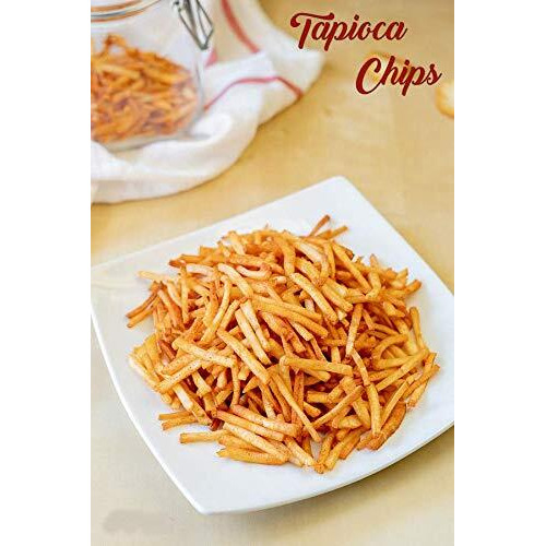 Allan Condiments - Kerala Tapioca Kappa Chips - South Indian Snacks 400 Grams