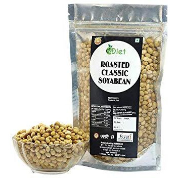 D4Diet- Roasted Classic Soyabean-Namkeen/Roasted Snacks/Healthy Snacks (1000Gm)