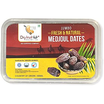 Dry Fruit Hub Medjoul Dates 400Gm, Medjool Dates, Jumbo Medjoul Khajoor, Dates Dry Fruits,Medjool Khajur, Fresh