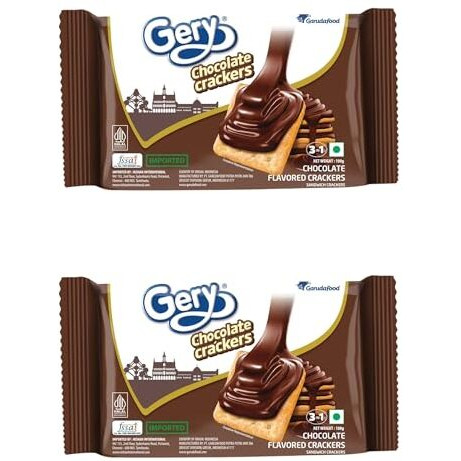 Gery Saluut Malkist Chocolate Cracker Biscuits,110 Gram (Pack Of 2)