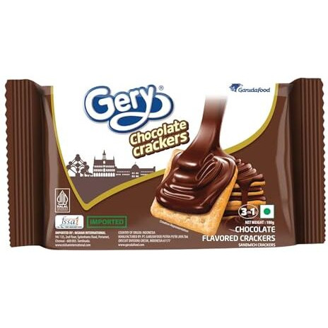Gery Saluut Malkist Chocolate Cracker Biscuits,110 Gram (Pack Of 2)