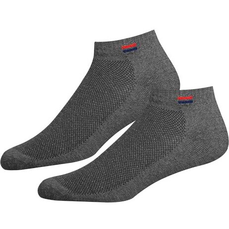 Navysport Socks For Men Solid Ankle Length Cotton Socks, Free Size, Pack Of 3