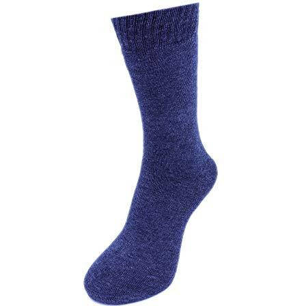Rc. Royal Class Men's Woolen Calf Length Solid Thick Terry Winter Wear Socks (Multicolor, Free Size) - Combo Pack Of 5 Pairs