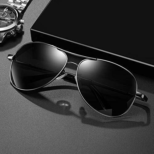 Black Jones Polarized Sunglasses For Men And Women Wayfarer Uv Protection Aviator Shape Goggles Sunglass Gun-Metal (Black)-Pack Of 1