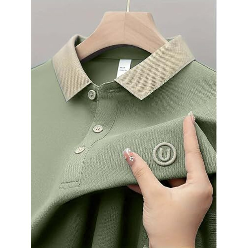 Lymio T Shirt For Men || Polo T-Shirt For Men (Polo-45-Pista-L) Green