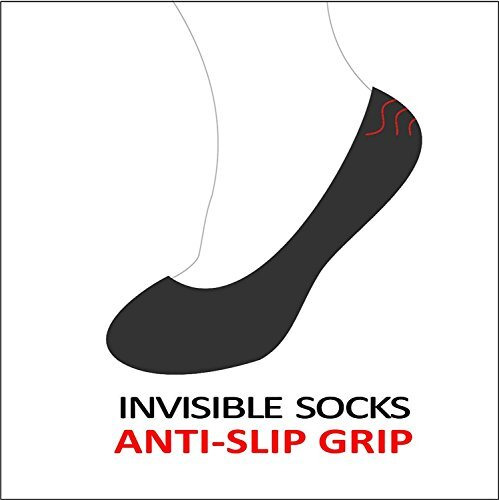 Me Stores Cotton Socks For Men And Women No Show Loafer Socks With Anti Slip - Pack Of 5 Free Size, Assorted