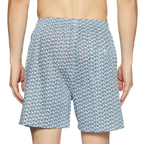 Amazon Brand - Symbol Men's Cotton Printed Boxer Shorts (Combo Pack Of 2) Casual | Underwear | Half Pants | Short Pant - Regular Fit With Back Pocket (Multicolor 15_L)