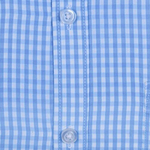 Accox Men's Half Sleeves Formal Regular Fit Cotton Check Shirt(Multi,Go543_42)