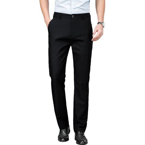 Toplot Men's Regular Fit Causal Trouser || Pant For Men || Trouser For Men (Patti-Pant-5205-Black-34)