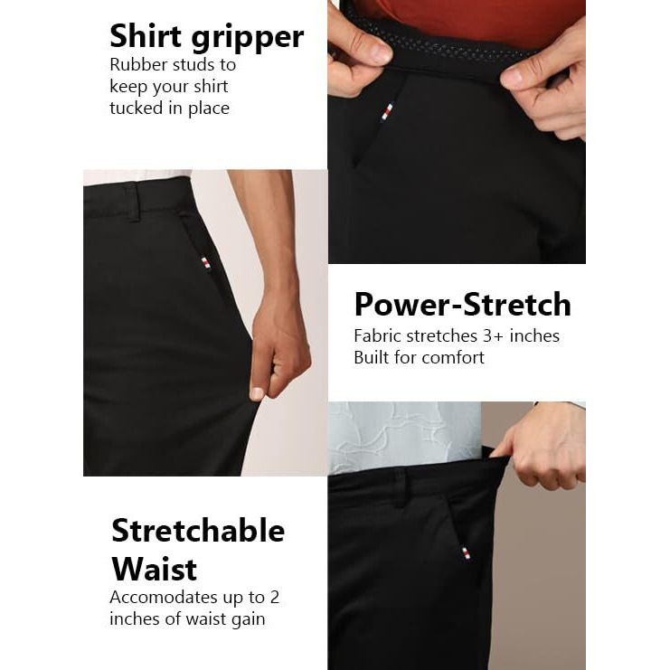 Toplot Men's Regular Fit Causal Trouser || Pant For Men || Trouser For Men (Patti-Pant-5205-Black-34)