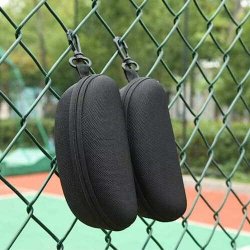 Kt Sunglasses Case For Men & Women | Pack Of 1 Sunglass Case, 1 Lens Cleaning Cloth & 1 Lens Cleaner Liquid, 30Ml | Sunglass Cover Case | Black