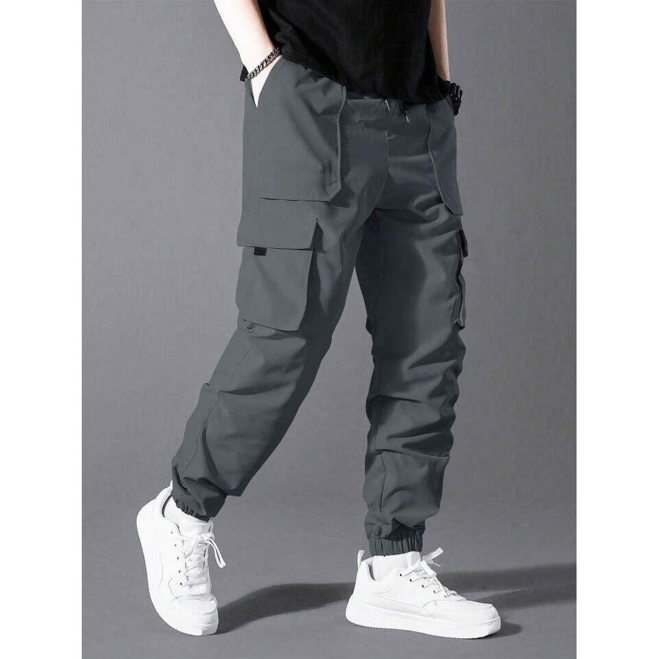Samfor Track Pants For Men || Men Track Pants || Men Stylish Track Pant || Cargo Track Pant For Men || Track Pant With Multiple Pockets (In, Alpha, L, Regular, Dark Grey)