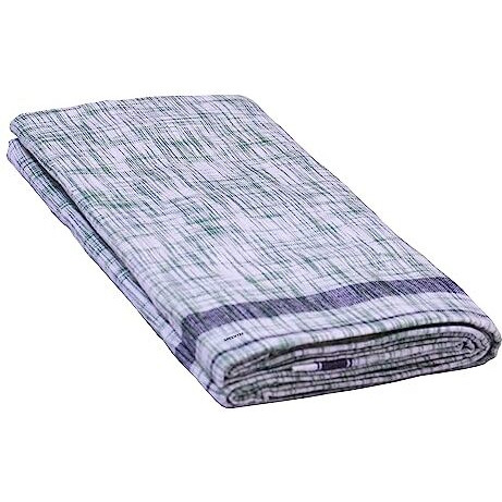 Green Tee Men Cotton Color Lungi- Pack Of 2(Green Ii Sandal)