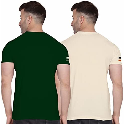 London Hills Cotton Men's Regular Fit T-Shirt (Lh_T_Print_111_112_Size_Xl_Multicolour_Xl).