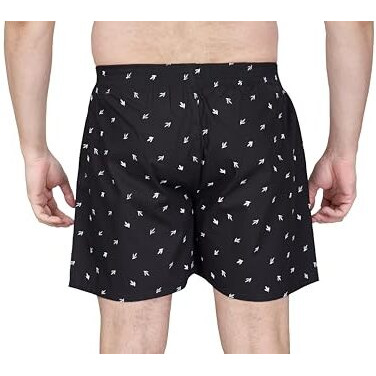 Nermosa Pure Cotton Comfortable & Breathable Printed Regular Shorts/Boxer For Men, Pack Of 3 (In, Alpha, Xl, Plus, Multicolor3)