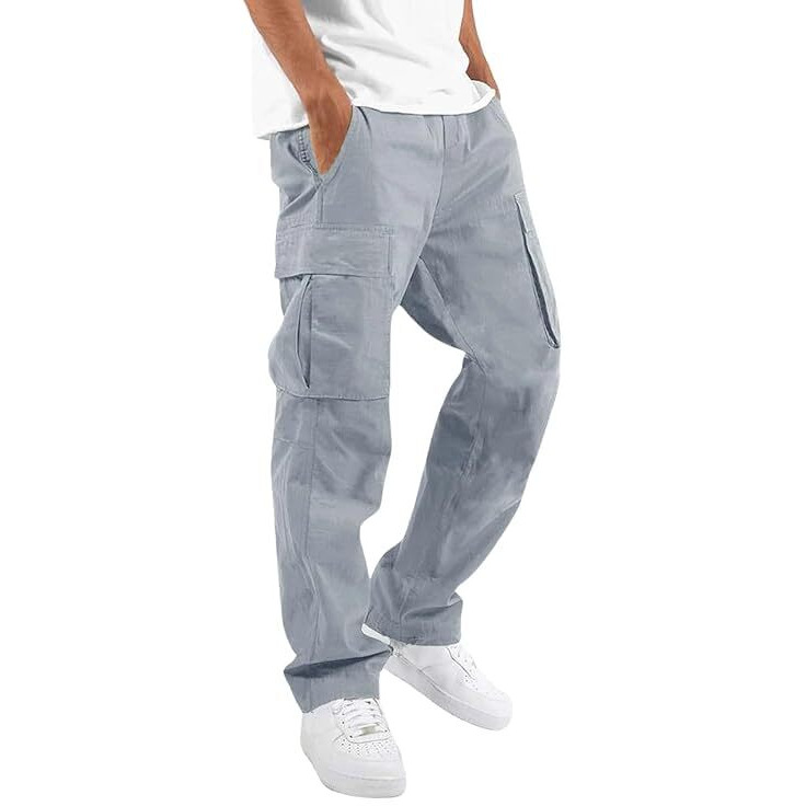 Truies Men Cargo || Men Cargo Pants || Men Cargo Pants Cotton || Cargos For Men Light Grey