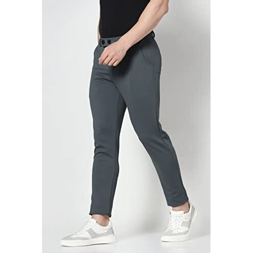 Toplot Men's Formal Trousers || Slim Fit Men's Wear Trousers || Stretchable Formal Pant Trousers || Trouser For Men (Formal-5068-Teal-34)