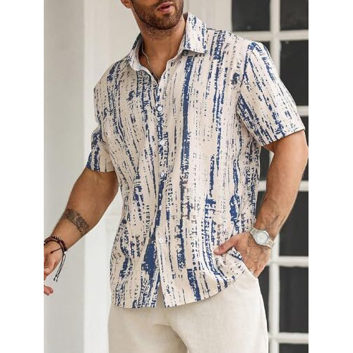 Lymio Shirt For Men (Tiedite-Shirt) (In, Alpha, Xl, Blue)